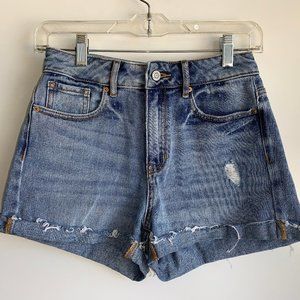 PACSUN Women's Juniors High Rise MOM Jean Shorts Size 24